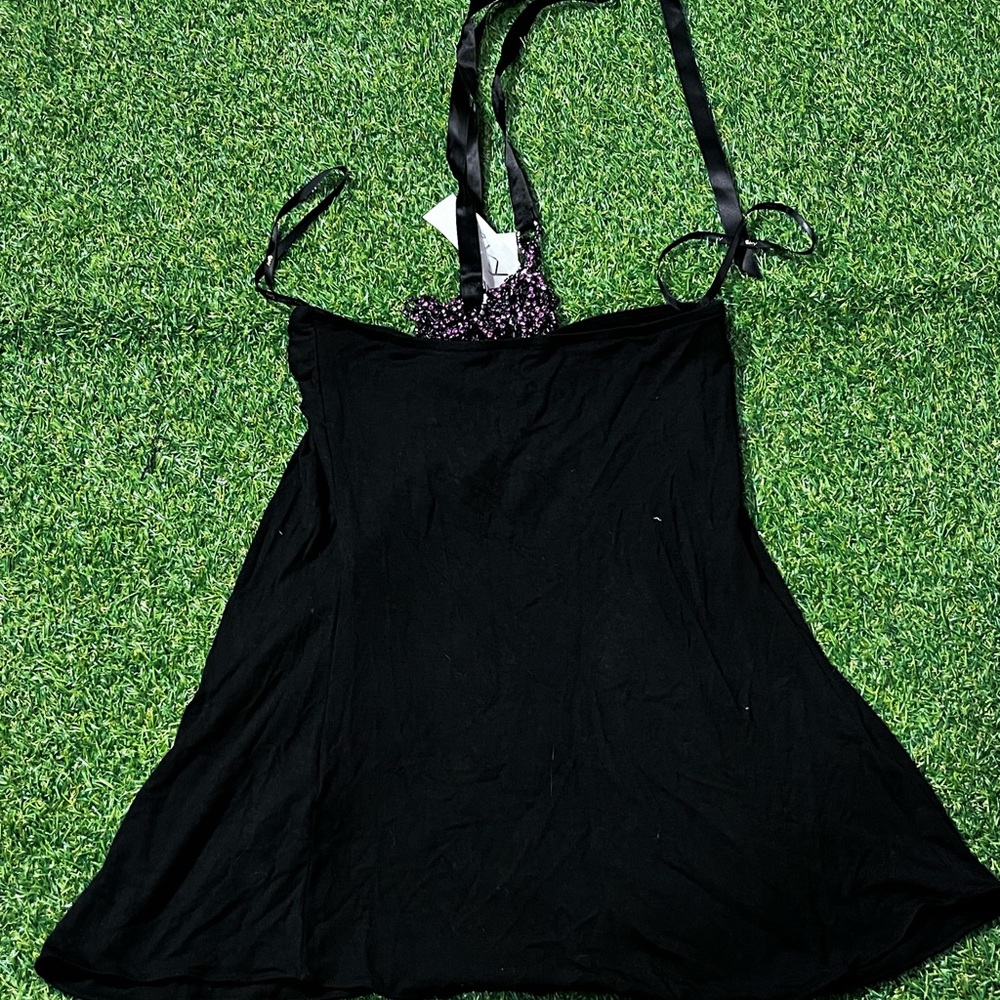 🖤 SKY Beaded Halter Top – Brand New With Tags – Size Small 🖤
